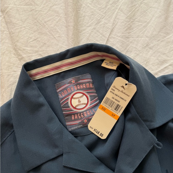 Tommy Bahama 100% Silk LA Dodgers short sleeve button up shirt Men’s S - Picture 2 of 8